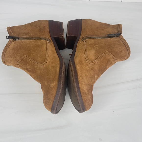 MINNETONKA BROWN SUEDE FRINGE BOOTIES SIZE 7.5 - Picture 8 of 11